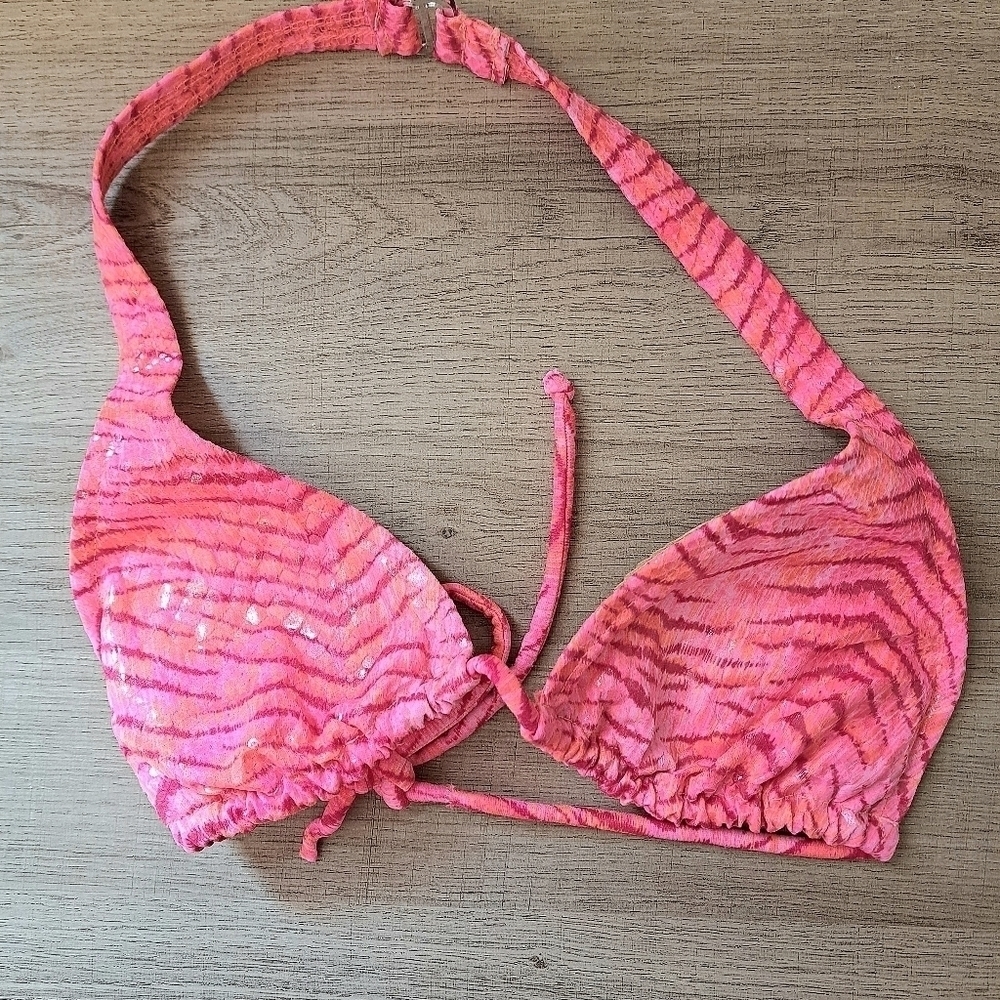 Mystic Bay Pink Vintage Vikini Top Size M
